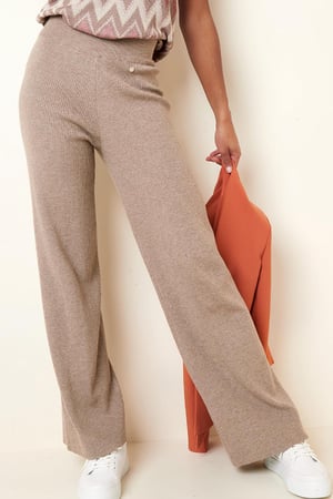 Hose mit weitem Bein Offwhite S h5 Bild2